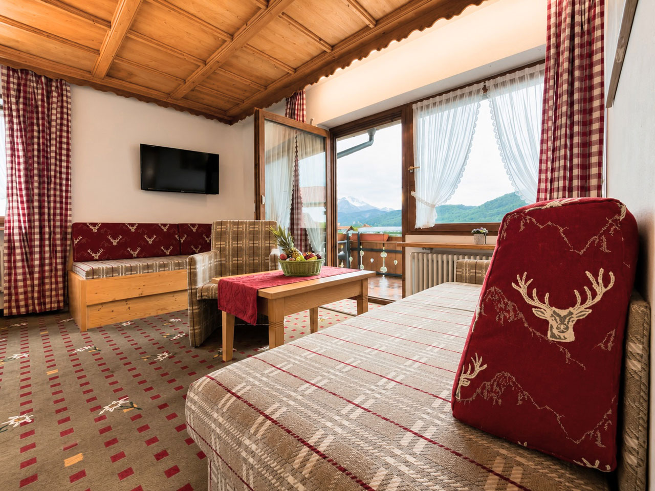 Dreibettzimmer mit Balkon Nr11 im Allgäu