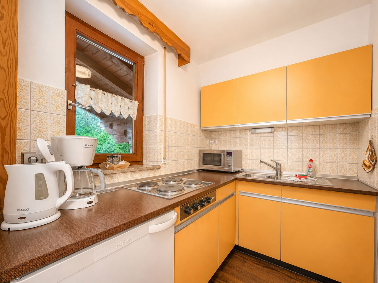 Küche Ferienwühnung Nr25 im Hotel Steigmühle bei Füssen